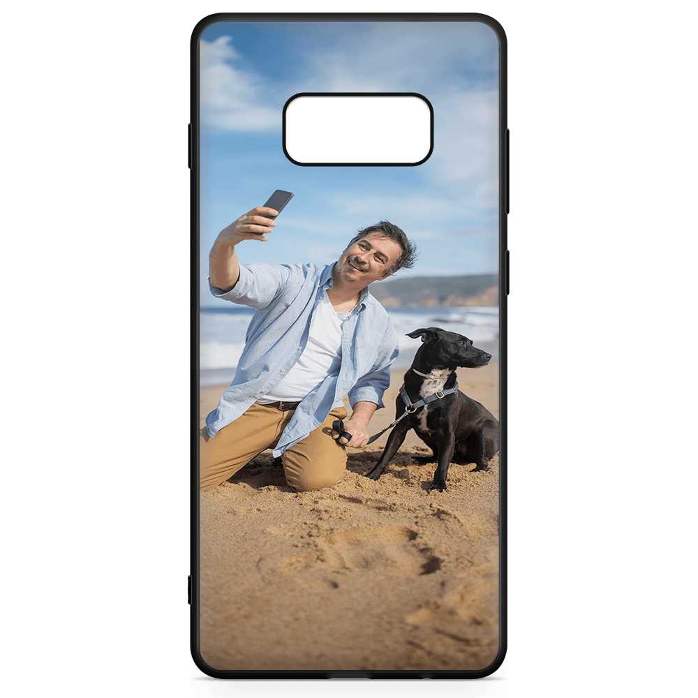 Samsung Galaxy S8 Custom Case - Black Bumper